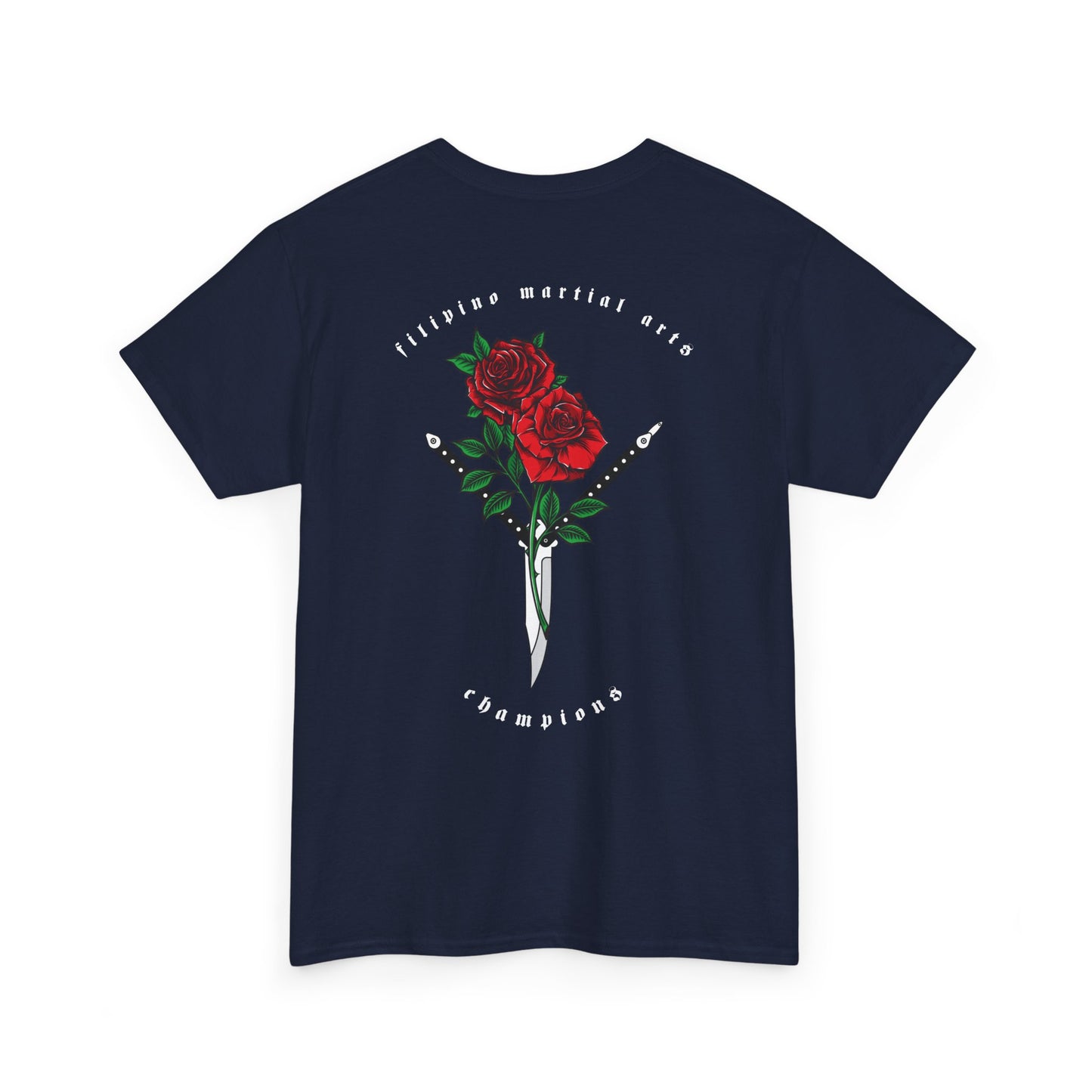 Balisong & Rose Unisex Tee - Filipino Martial Arts Tattoo Design