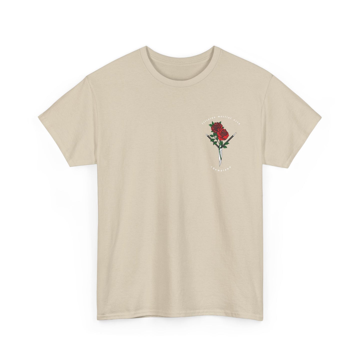 Balisong & Rose Unisex Tee - Filipino Martial Arts Tattoo Design