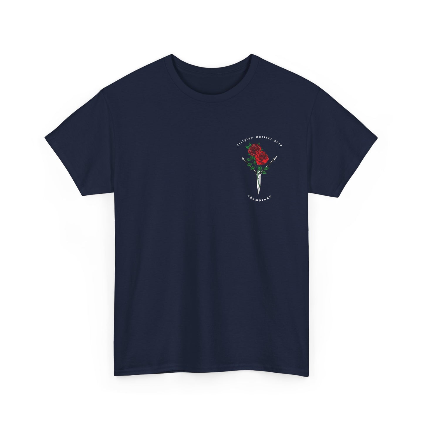Balisong & Rose Unisex Tee - Filipino Martial Arts Tattoo Design