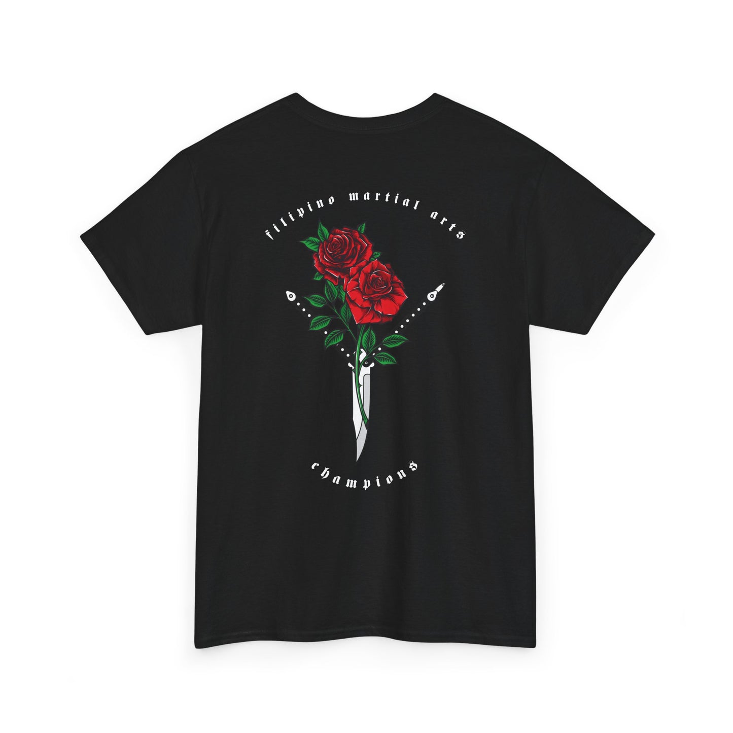 Balisong & Rose Unisex Tee - Filipino Martial Arts Tattoo Design