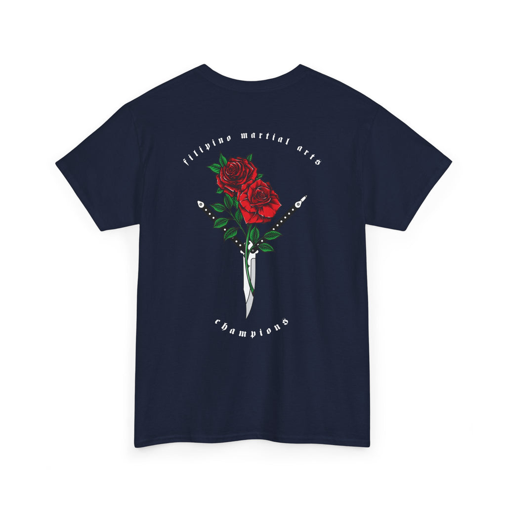 Balisong & Rose Unisex Tee - Filipino Martial Arts Tattoo Design