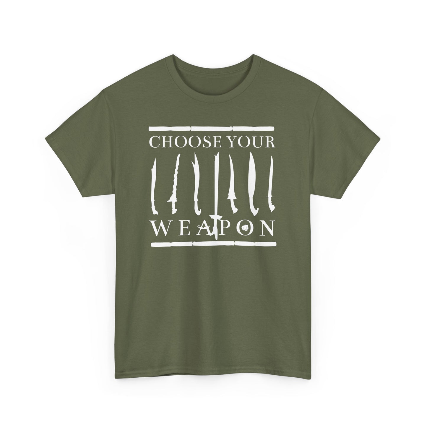 Choose Your Weapon Unisex Tee - Filipino Martial Arts Weapon Design