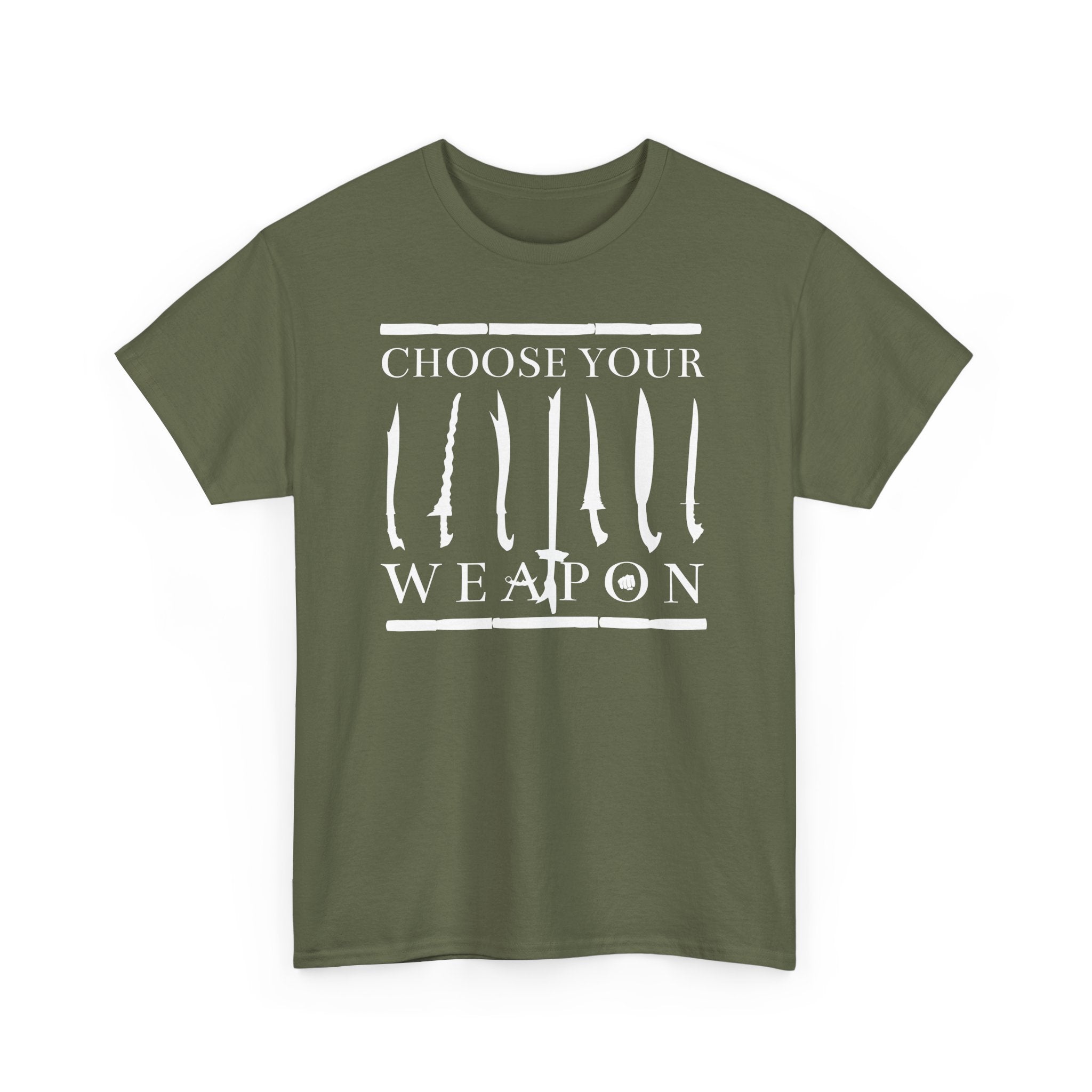 Choose Your Weapon Unisex Tee - Filipino Martial Arts Weapon Design