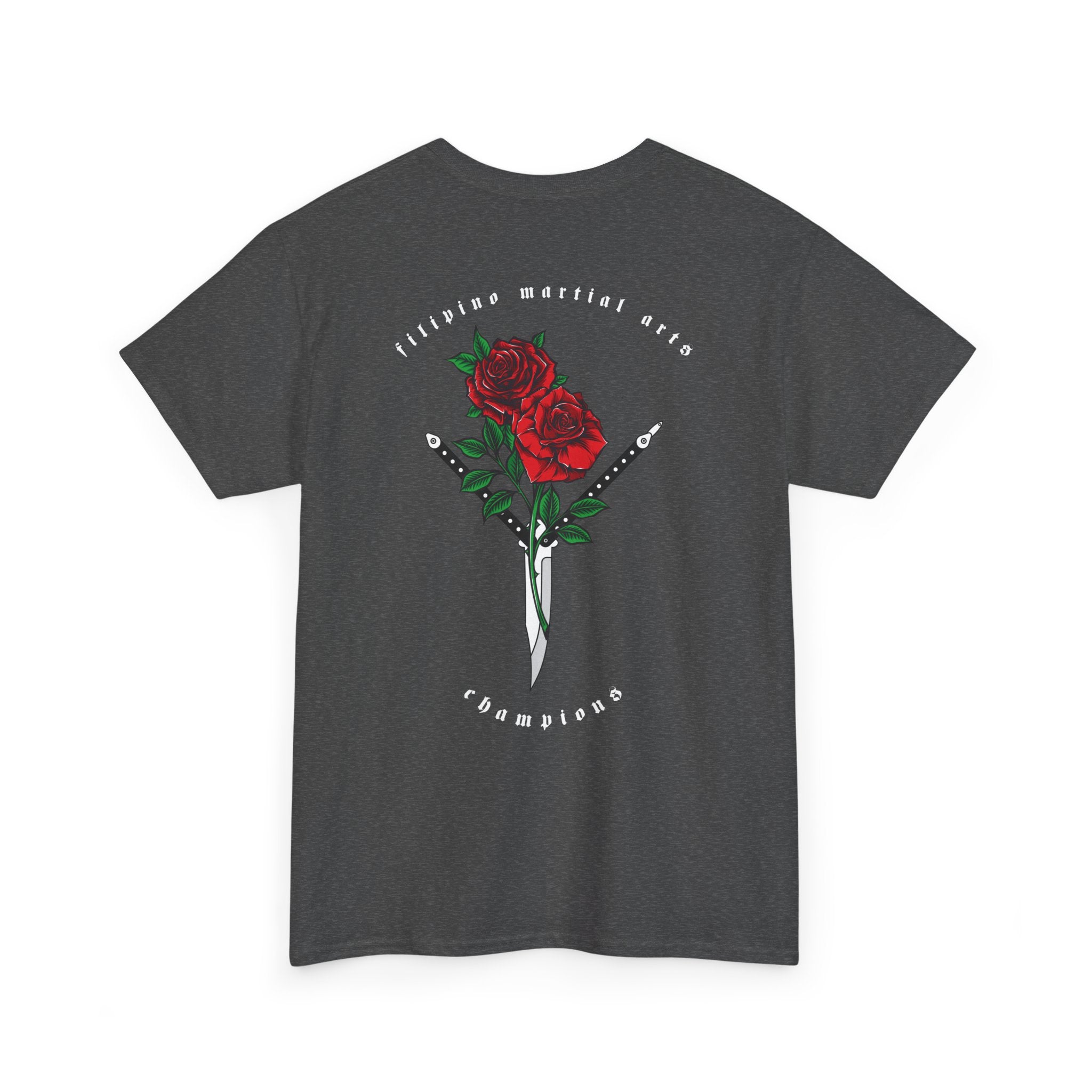 Balisong & Rose Unisex Tee - Filipino Martial Arts Tattoo Design