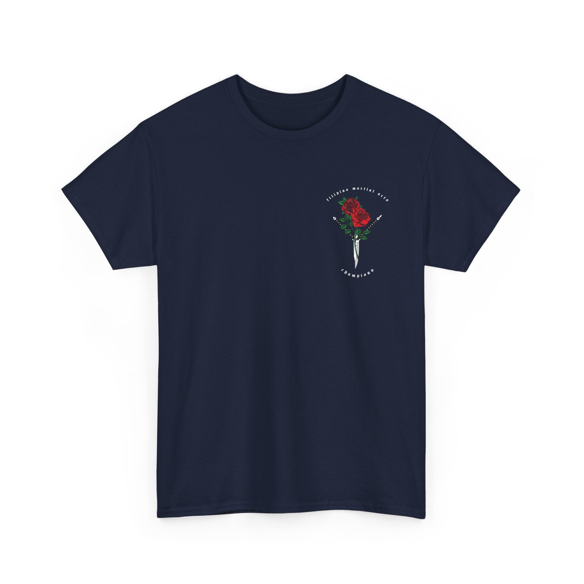 Balisong & Rose Unisex Tee - Filipino Martial Arts Tattoo Design