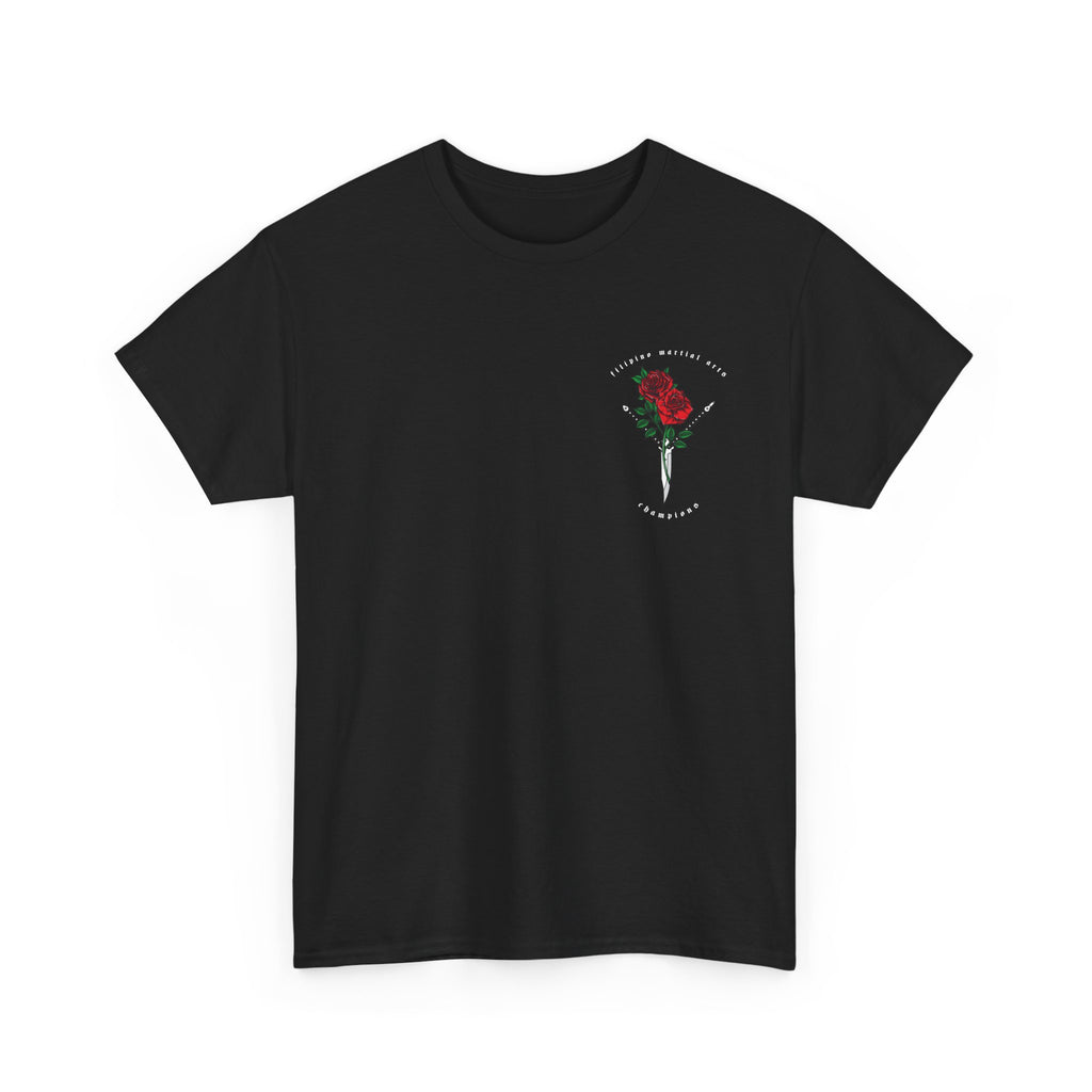 Balisong & Rose Unisex Tee - Filipino Martial Arts Tattoo Design