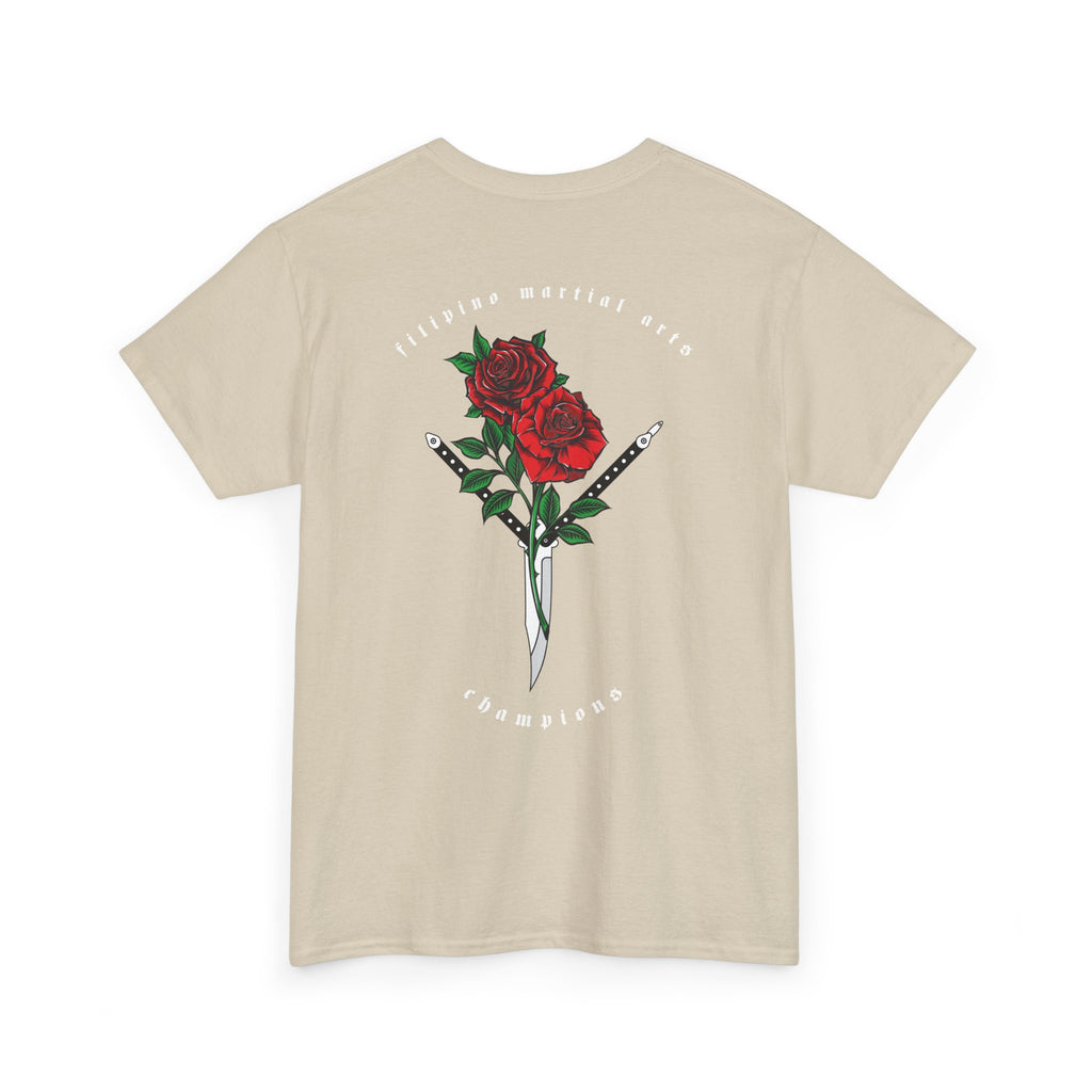 Balisong & Rose Unisex Tee - Filipino Martial Arts Tattoo Design