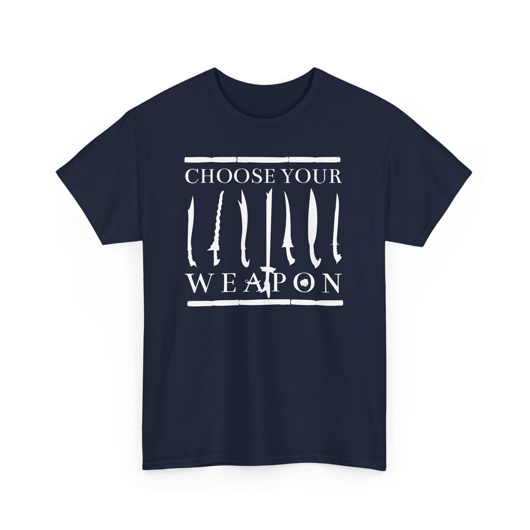 Choose Your Weapon Unisex Tee - Filipino Martial Arts Weapon Design