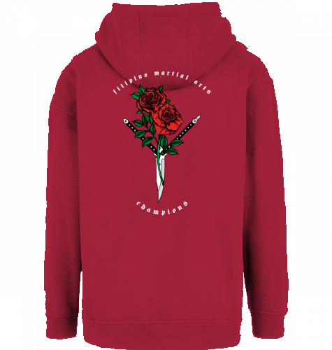 Sweat à capuche surdimensionné FMA Balisong &amp; Roses