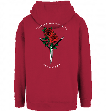 Sweat à capuche surdimensionné FMA Balisong &amp; Roses