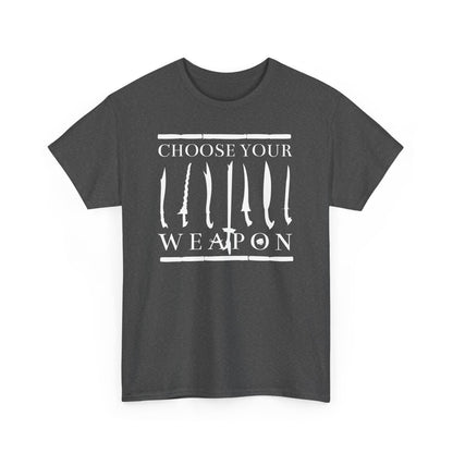 Choose Your Weapon Unisex Tee - Filipino Martial Arts Weapon Design