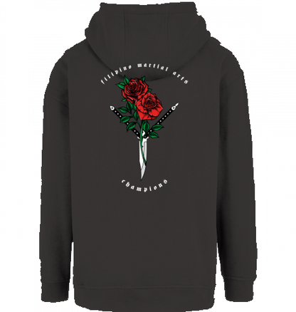 Sweat à capuche surdimensionné FMA Balisong &amp; Roses