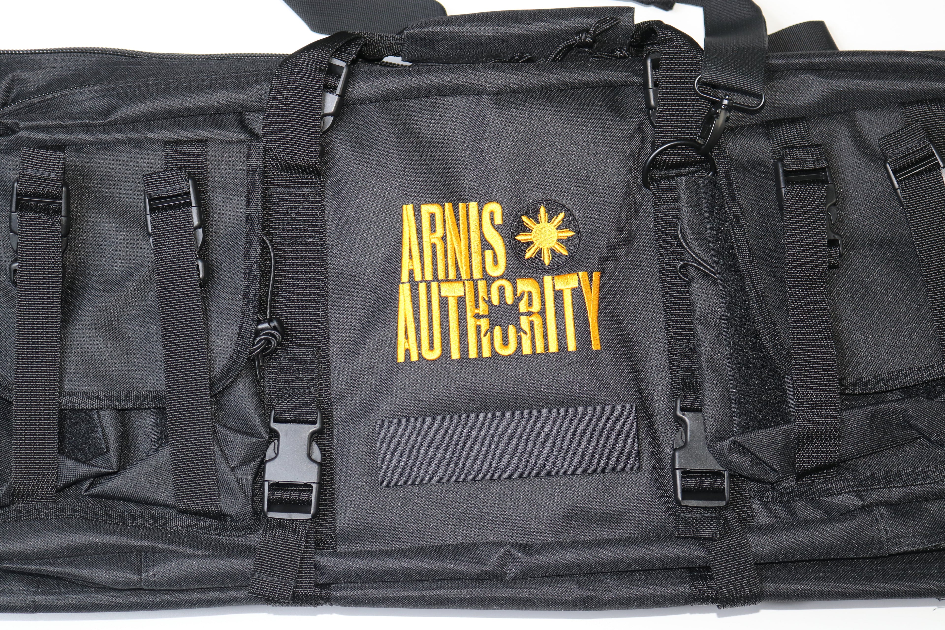 Arnis Authority® Duffle Tasche – Heavy-Duty Nylon, MOLLE, 6 Taschen (94×33×10 cm), wasserabweisend